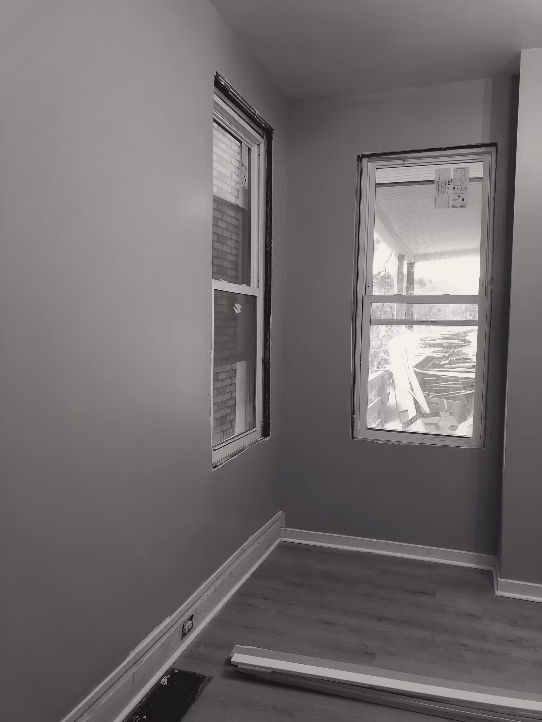 Interiors · primary bedroom · post-paint