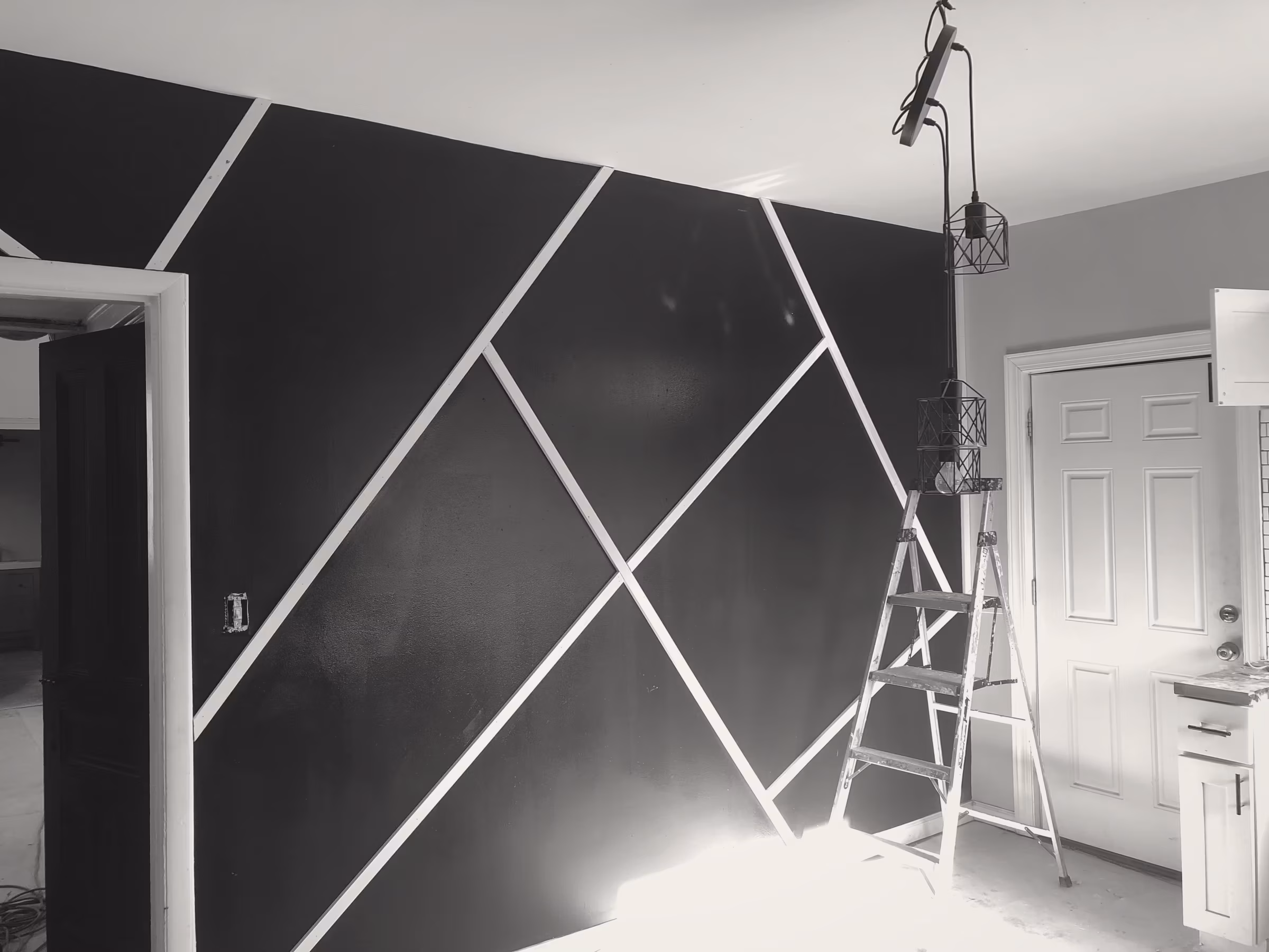 Trim · diamond batten · in progress (b)